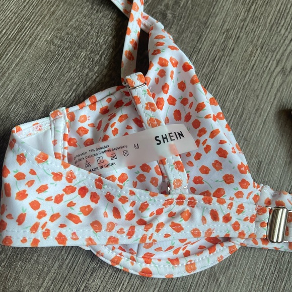 NWOT Orange floral bikini 🧡 - Picture 6 of 6
